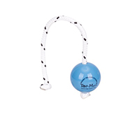 Blue Training Dog Ball on Rope with a Magnet Inside Blue Training Dog Ball on Rope with a Magnet Inside