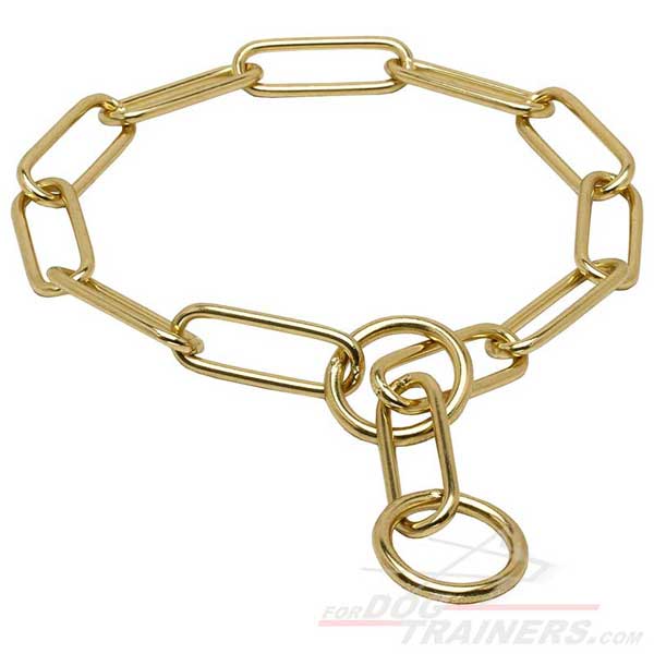 Choke Dog Collar Made of Brass