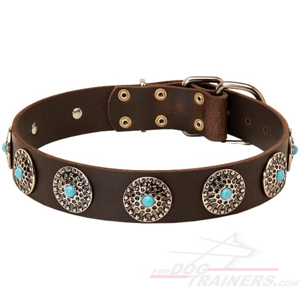 Hand crafted Leather Collar