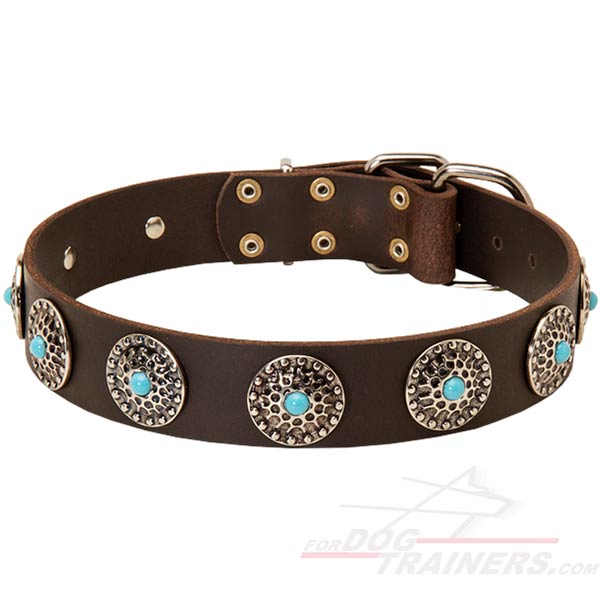 Handcrafted Leather Dog Collar