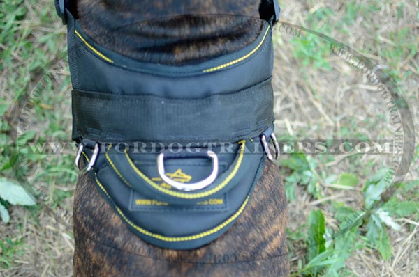 Nylon Durable Handle on Dog Harness Back Plate