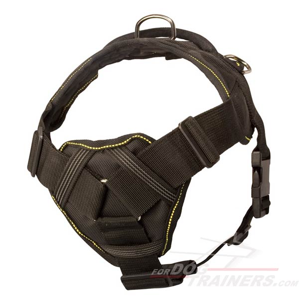 Beagle Harness Made of Nylon with Small Breast Plate