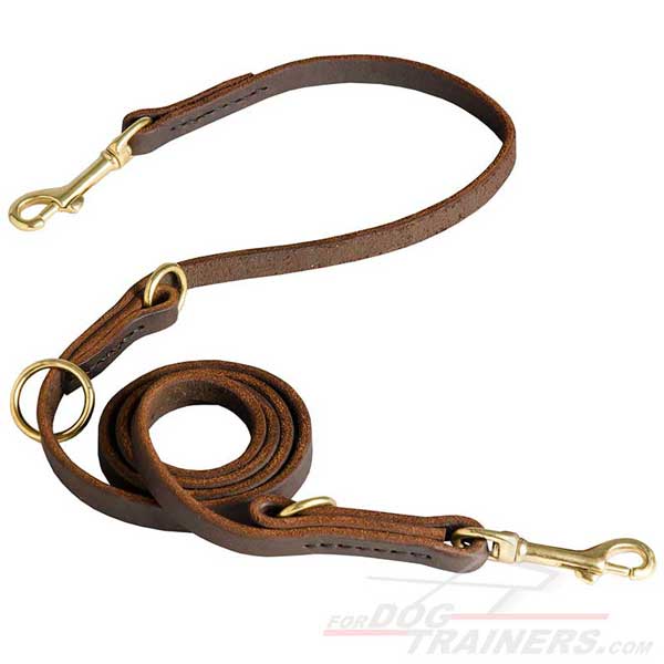 13 mm Wide Leather Leash