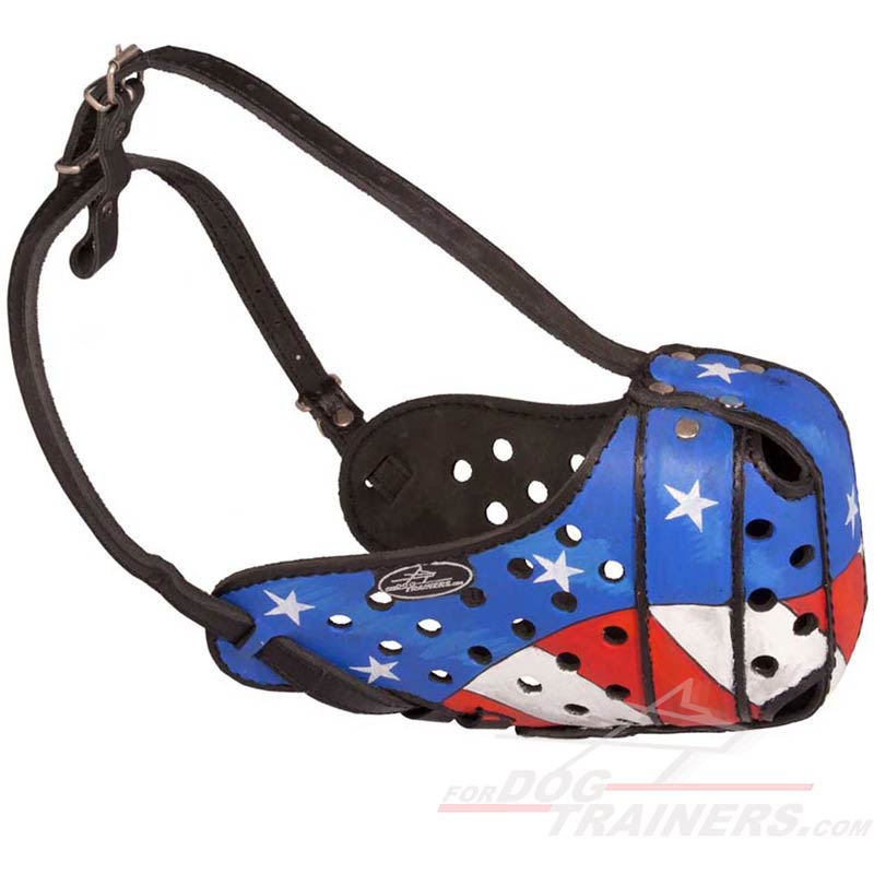 Introduced New Line of Handpainted Leather Dog