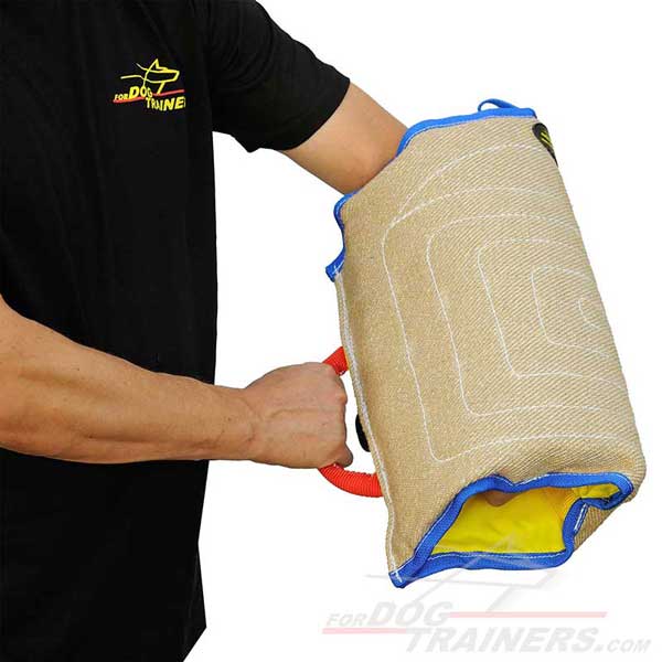 Jute bite sleeve for young puppy effective training