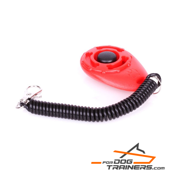 Dog Clicker Training Plastic Coil Spring