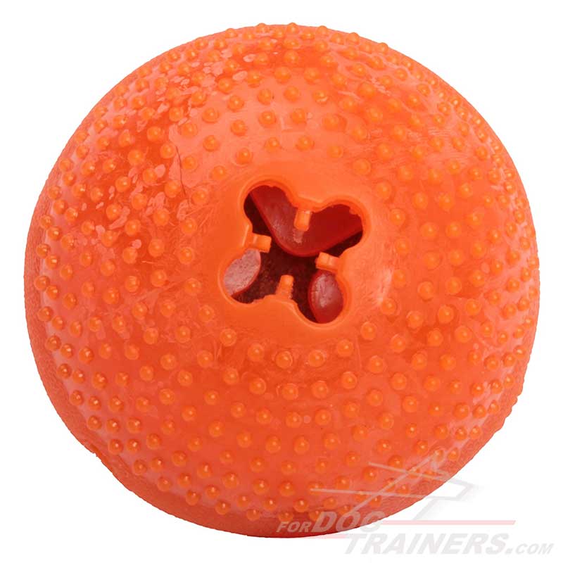 Orange Dream' Special Rubber Treat Dispensing Dog Toy - Large [TT37#1073  Challenge Treat Dog Toy Large (11x6 cm)] - $29.99 : Best quality dog  supplies at crazy reasonable prices - harnesses, leashes