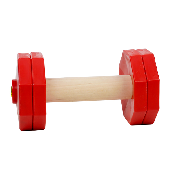 Eco-clean Dog Training Dumbbell Made of Dry Wood