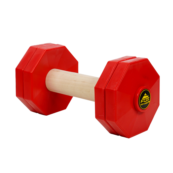 Professional Training Dog Dumbbell Made of Dry Wood