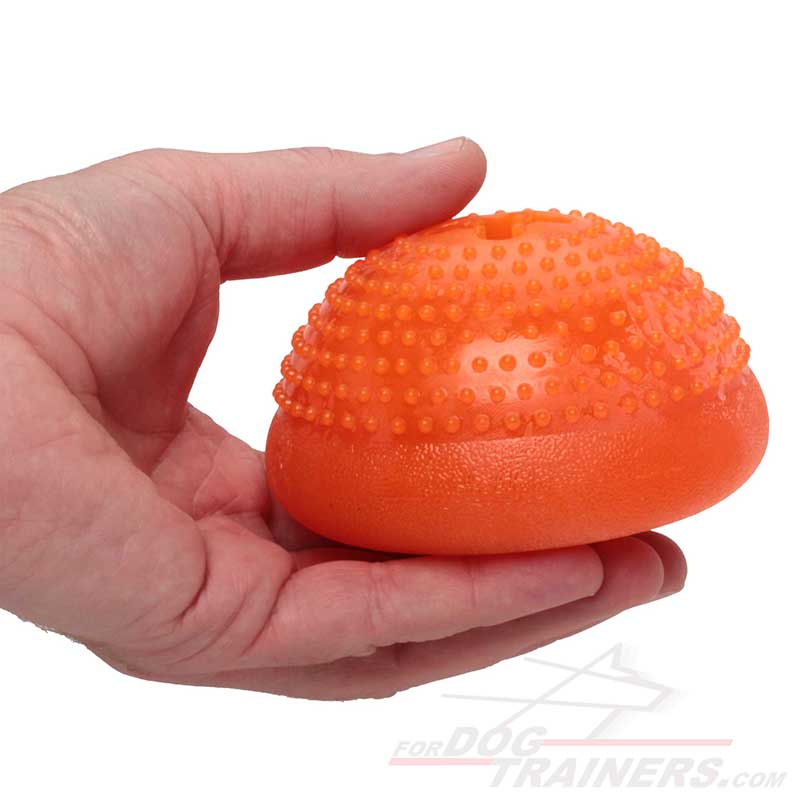 Orange Dream' Special Rubber Treat Dispensing Dog Toy - Large