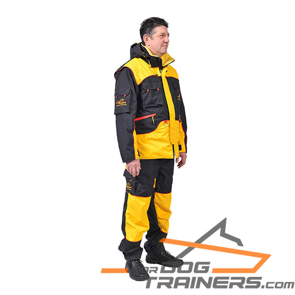 Dog Training Suit with Pockets to Keep Equipment and Treats