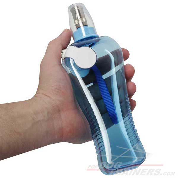 Dog Water Plastic Bottle with Removable Nylon Handle