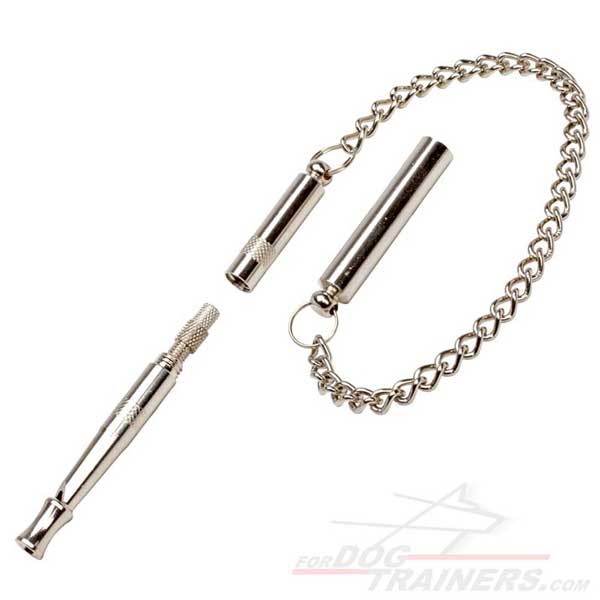 Chrome Whistle for Dog Obedience Training