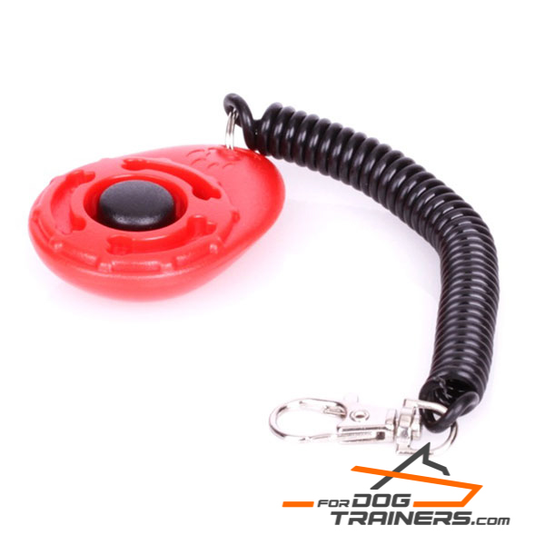 Training Dog Clicker Plastic Coil String