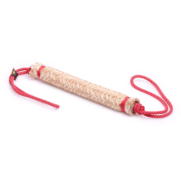 Order Rolled Jute Bite Dog Tug with Handle for Easy Grab