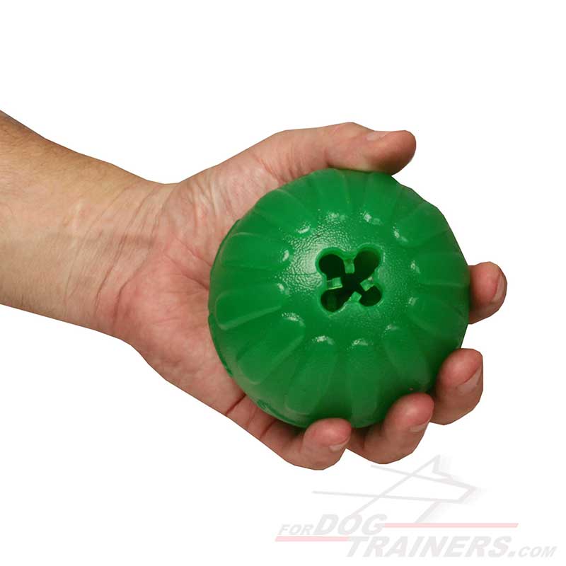 Dog Dental Chew Toy Ball of Safe Rubber