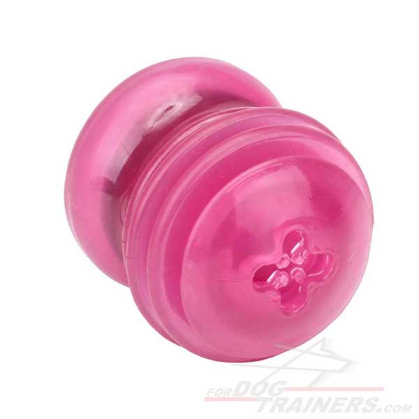Dog chew toy for treat dispensing