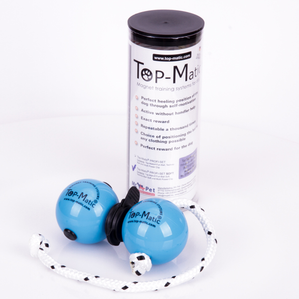 Combo of Blue Plastic Balls and Black Magnets
