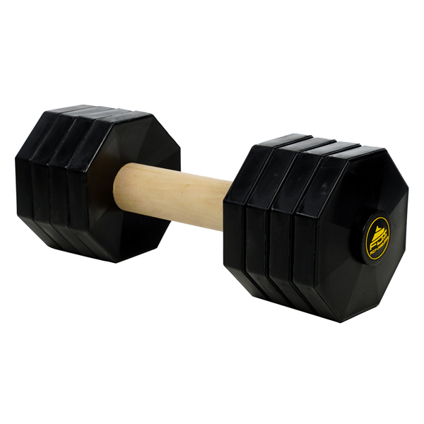 Professional training wooden dog dumbbell