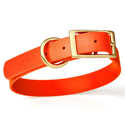 Viper Biothane Collar with Brass Hardware