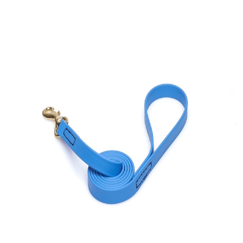 Blue Waterproof Dog Leash Made of Biothane [L62BL1073 Blue