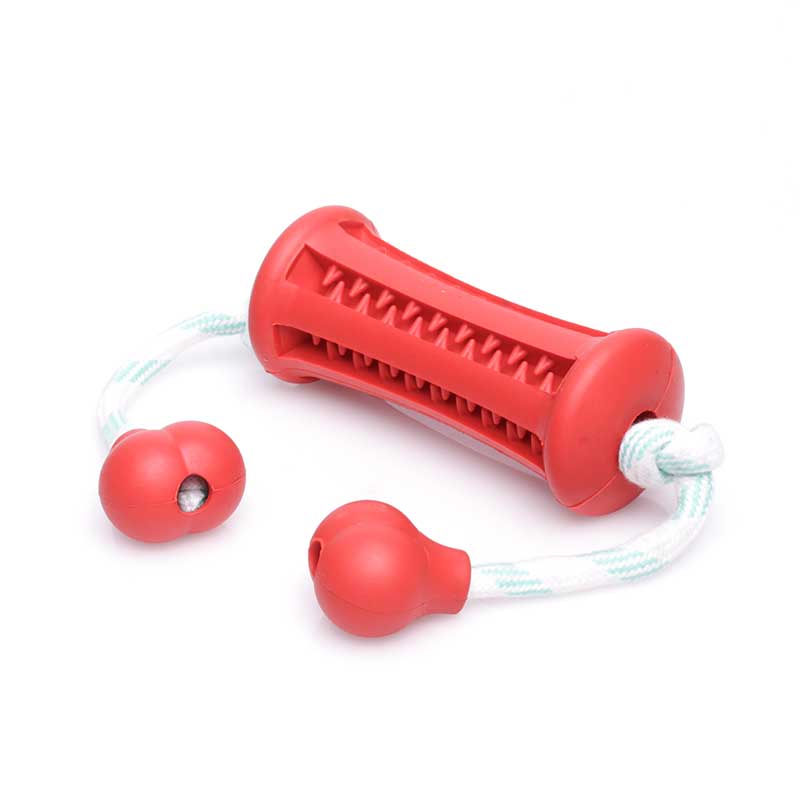 Red Training Dental Toy With Handles (Large: 2β x 4.7β (5 cm x 12 cm))