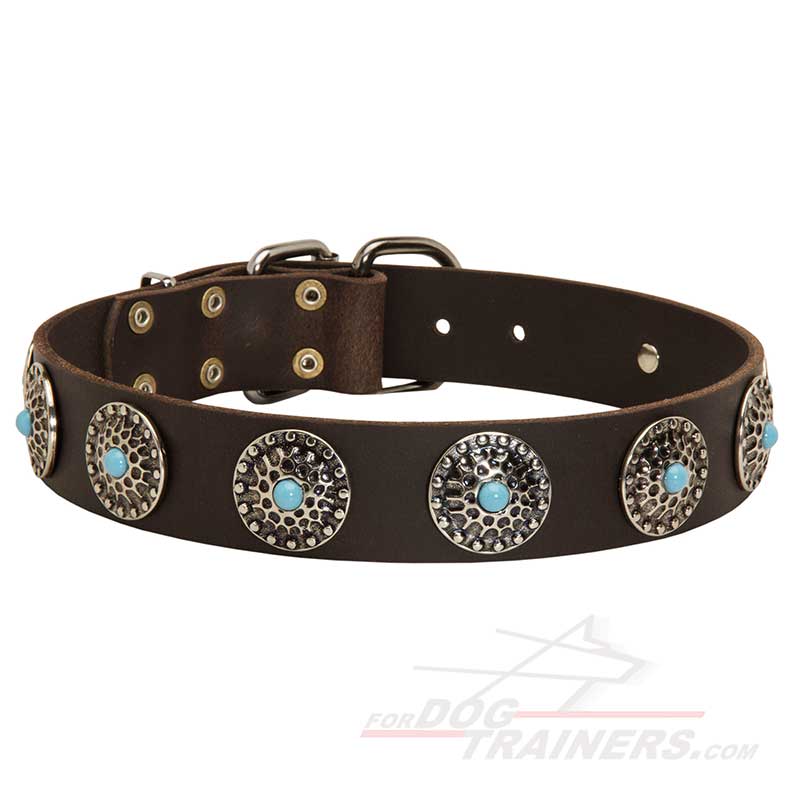 Designed Conchos for Leather Belts, Dog Collars or Other Leather Goods