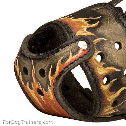 Exclusive Dog Muzzle made of Leather