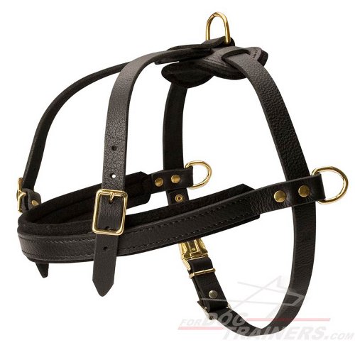 Saint Bernard tracking Pulling Leather Dog Harness H5 1073 Saint Bernard harness Harness 54.99 Best quality dog supplies at crazy reasonable prices harnesses leashes collars muzzles and dog training e...