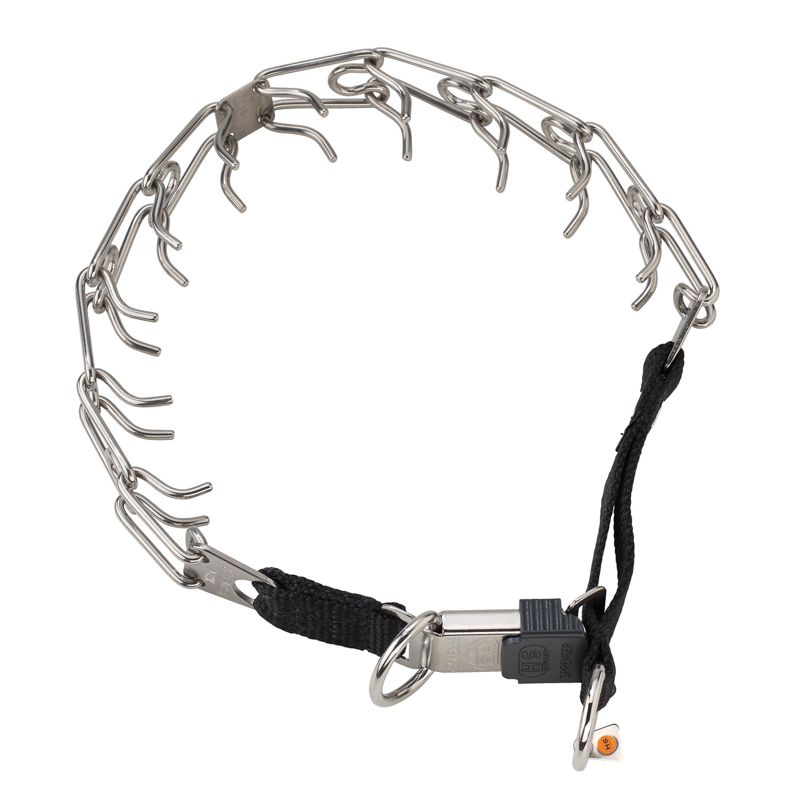 Stainless Steel Dog Pinch Collar - Herm Sprenger Prong Collar - 1/6 inch (3.99mm) link diameter