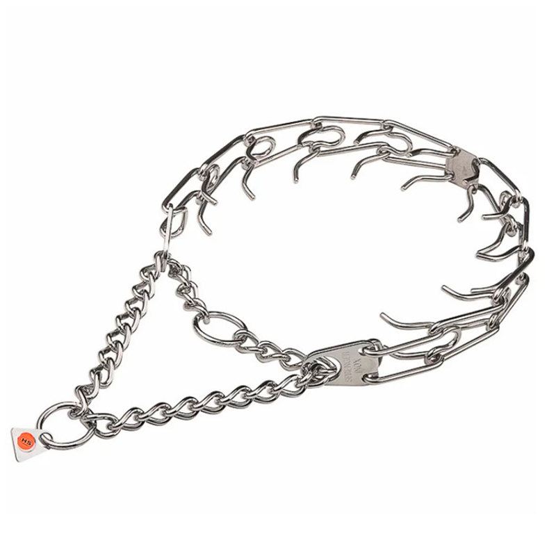 Stainless Steel Pinch Prong Collar with Center-Plate and Assembly Chain ...