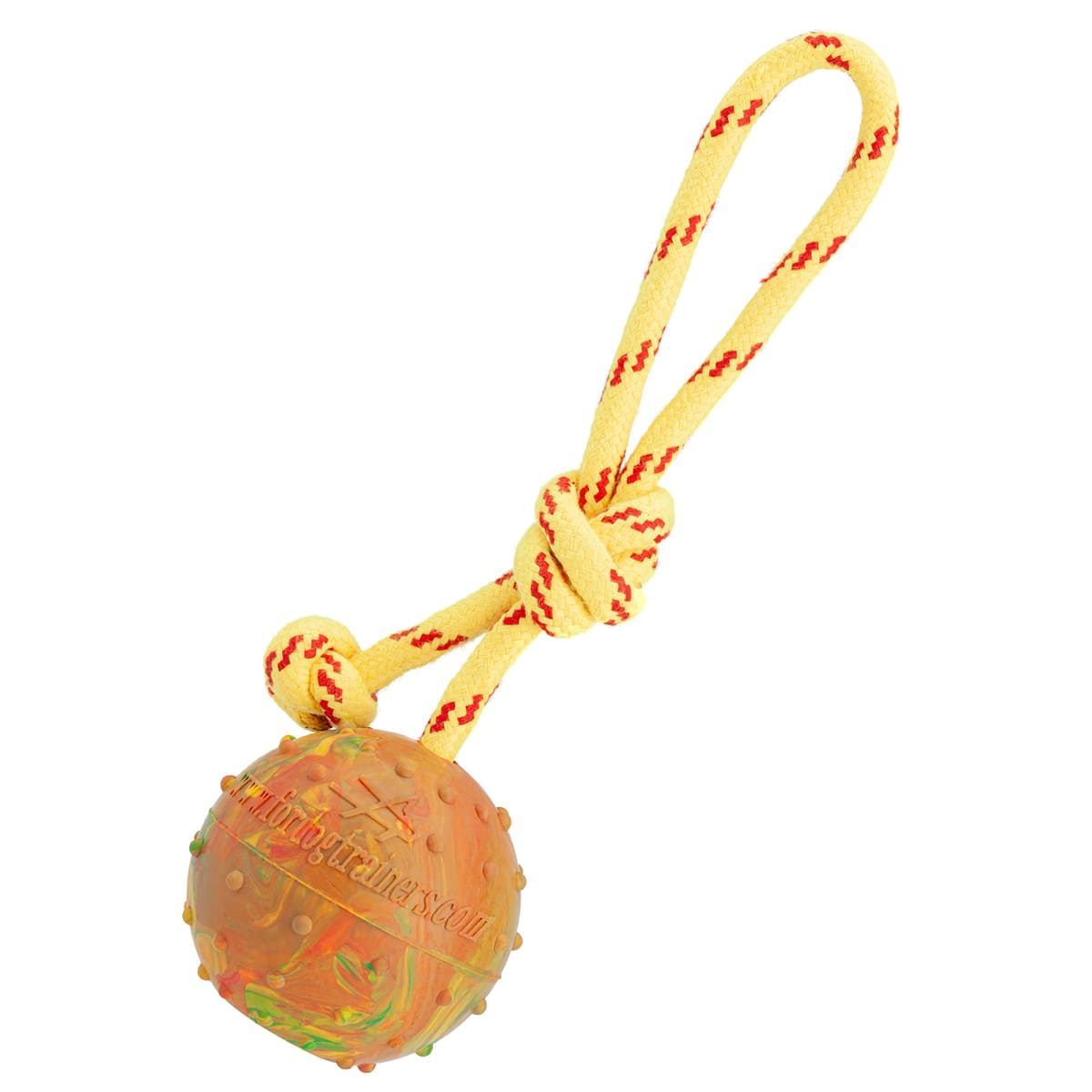 Solid Dog  Training Ball on rope