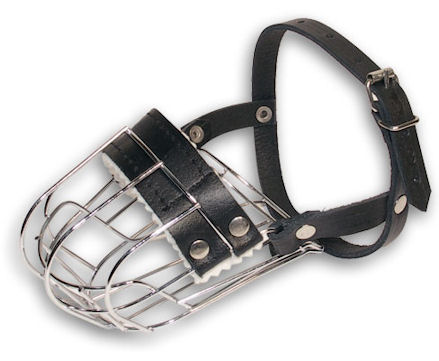 Extra small dog muzzle - wire dog muzzle for small dogs