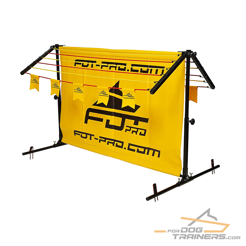 Aluminum/Polyster Barrier For training with Adjustable/ Removable Top