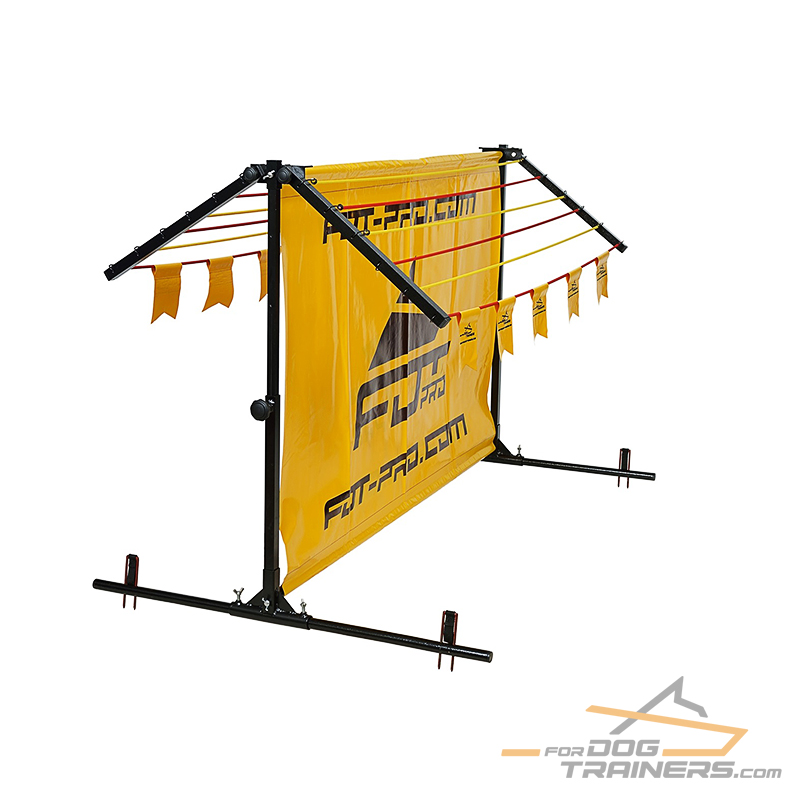 Brand New Aluminum/Polyster Dog Barrier for Long Jump Training