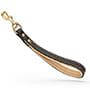 Short Leather Canine Leash with Nappa Padded Stitched Handle