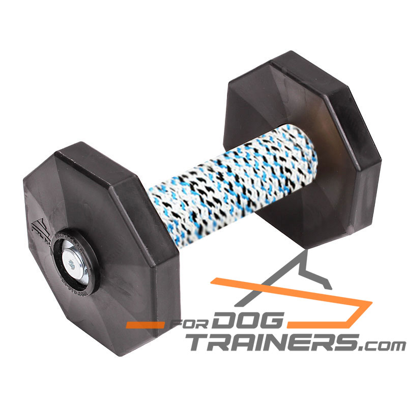 'Safe Training' Retrieve Dog Dumbbell with Removable Weight Plates (650