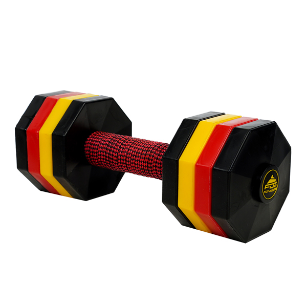 Training Dog Dumbbell with Plastic Weight Plates