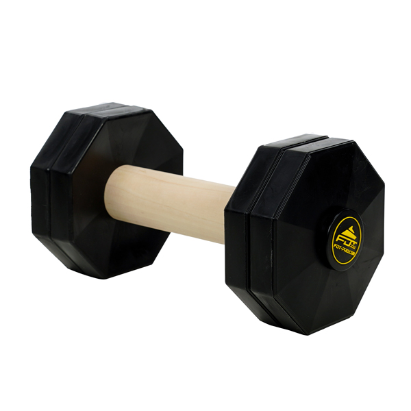 Dog Dumbbell with Durable Wooden Bar