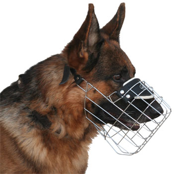 L&J Pets UK Strong Metal Wire Basket Dog Muzzle For Caucasian, Cane Corso, Berghund Other