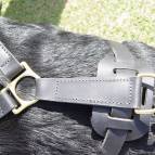 Exclusive Luxury Handcrafted Padded Leather Dog Harness Perfect  for your Rottweiler H10_1