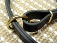 Leather choke dog collar - c1