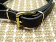 Leather choke dog collar - c1