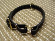 Leather choke dog collar - c1_1